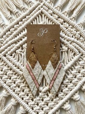 New Plunder Boho Beaded Drop Earrings